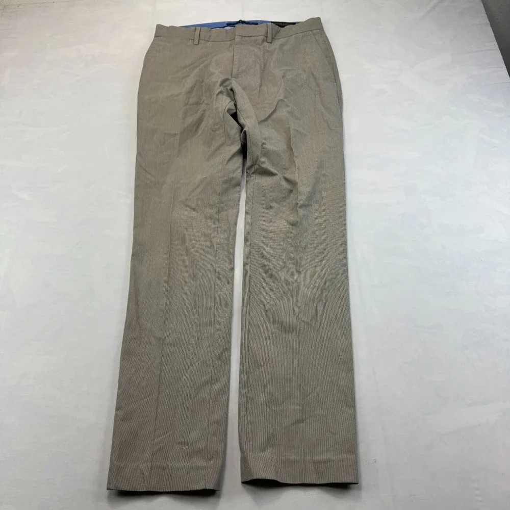 Banana Republic Pants Mens 30/32 Light Brown Classic Fit Flat Front Straight Leg
